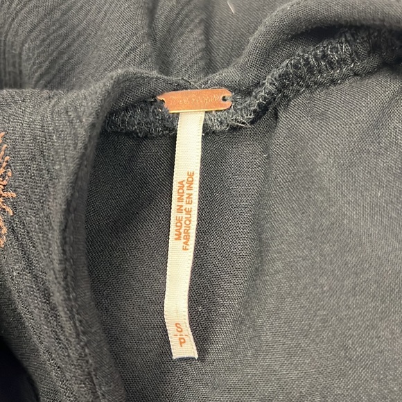 Free People Rhiannon Peasant Embroidered Mini Dress Size Small - Picture 6 of 9